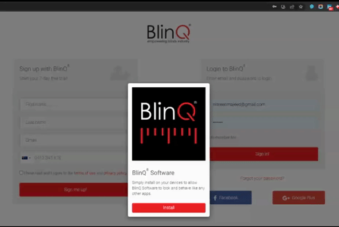 BlinQ How to install as an app